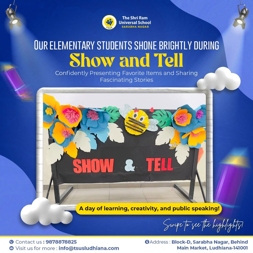 Show & Tell - A day of learning, creativity, and public speaking image 1