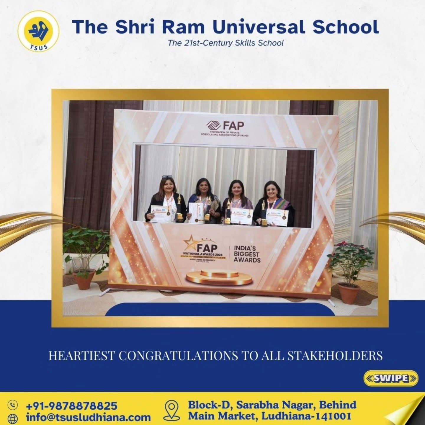 A moment of immense pride for the TSUS Ludhiana family! image 2