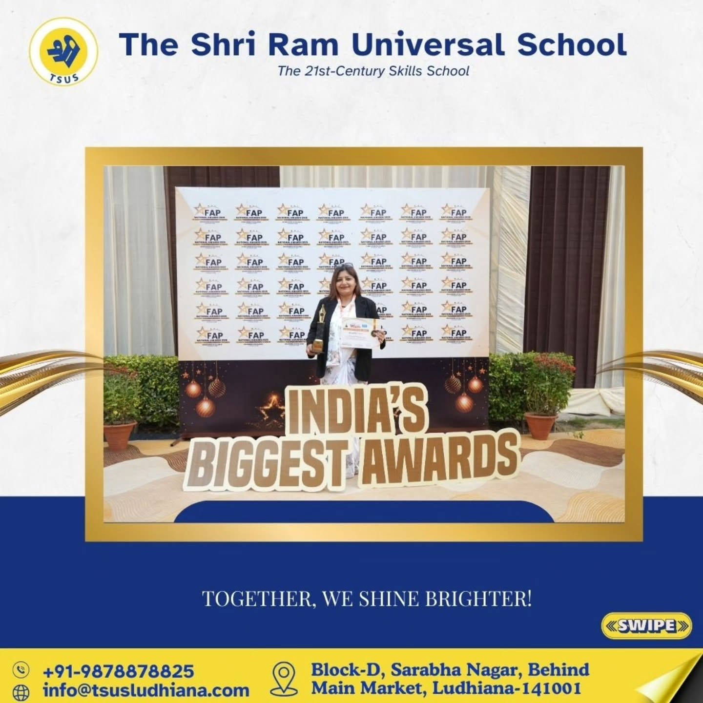 A moment of immense pride for the TSUS Ludhiana family! image 3